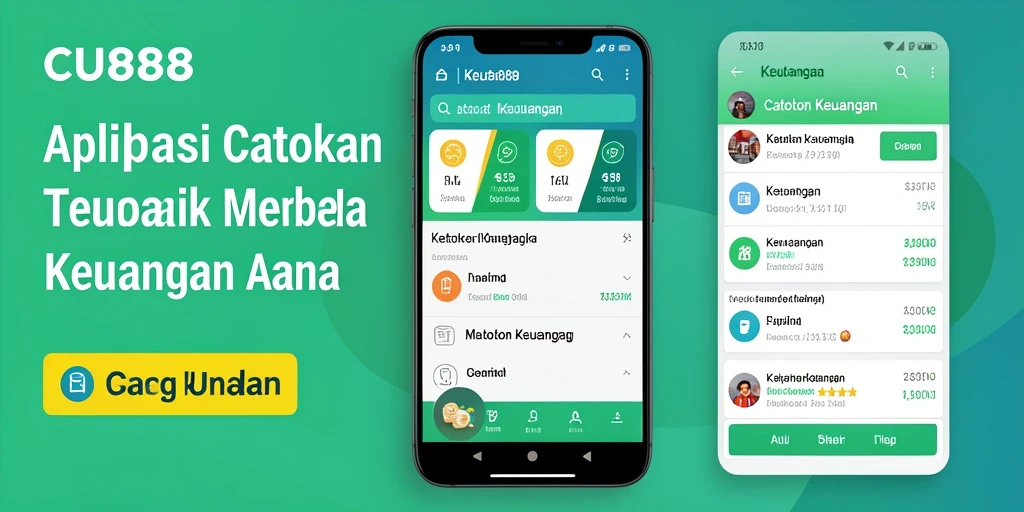 Tampilan antarmuka CU888 yang sederhana dan informatif.