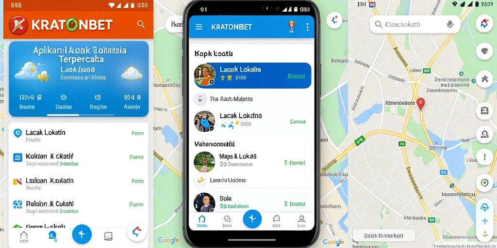 Antarmuka utama KRATONBET untuk fitur Lacak Lokasi yang intuitif.