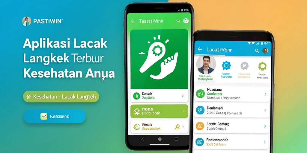 Tampilan antarmuka PASTIWIN yang intuitif untuk lacak langkah.