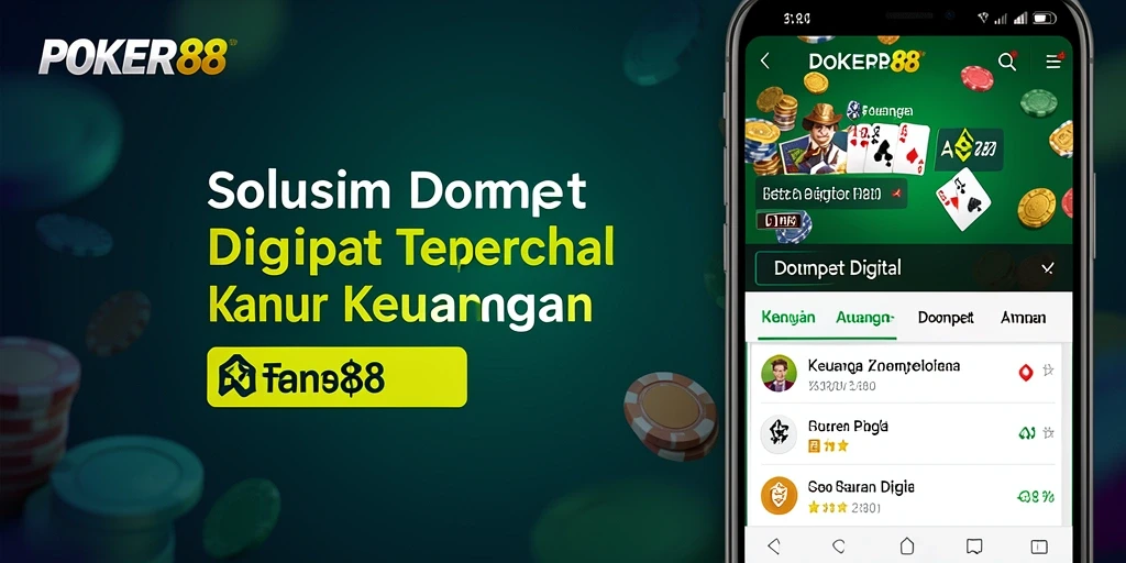 Tampilan antarmuka aplikasi POKER88 yang modern dan fungsional.